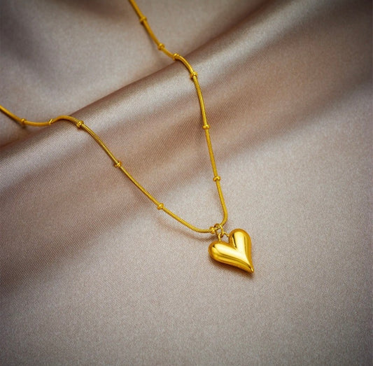 Golden Heartbeat: A Symbol of Love