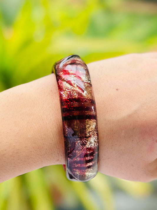 Earth and Resin Bangle