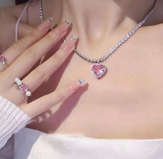 Sparkling Pink Heart