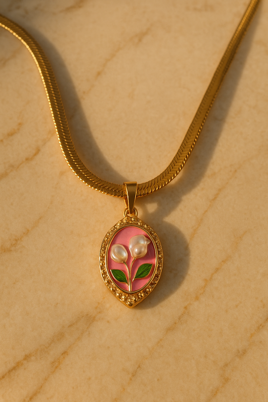 The Blossom Pearl Pendant Necklace