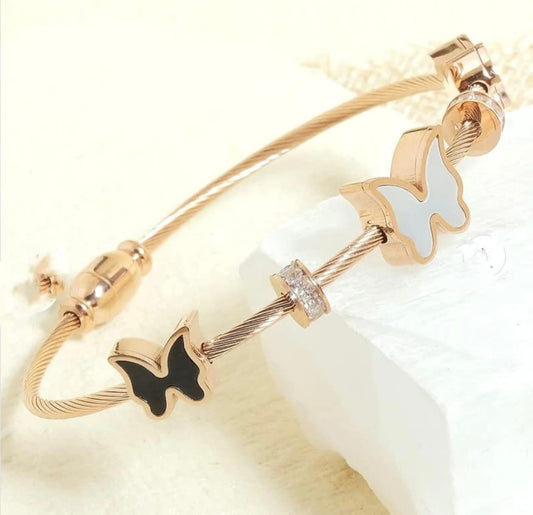 Flutter Duo Cable Bracelet